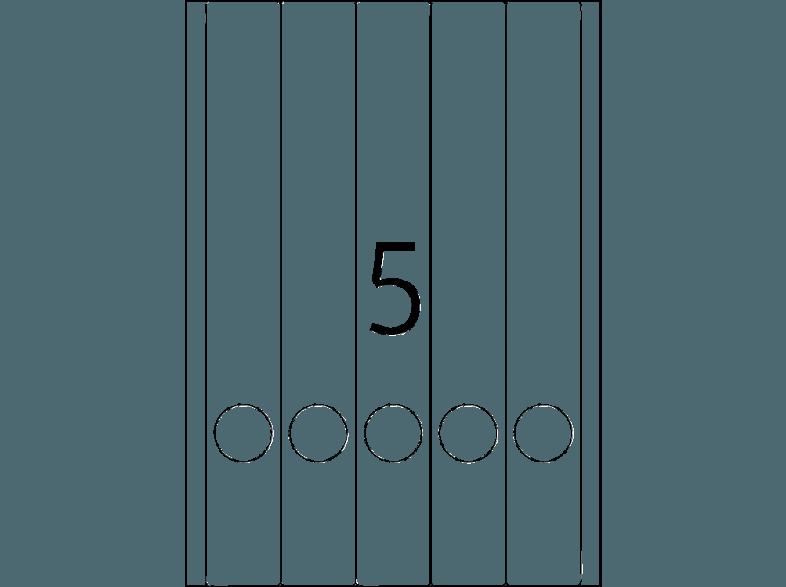 HERMA 5132 Ordneretiketten 38x297 mm A4 100 St.