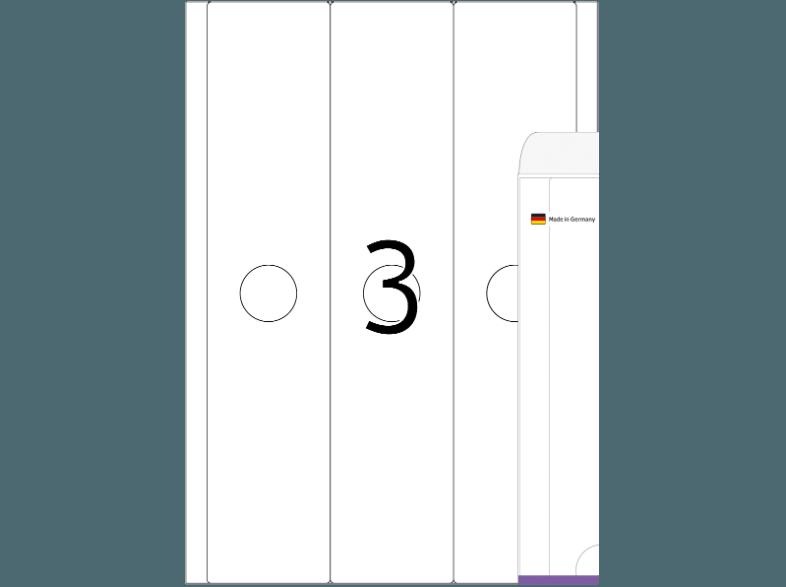 HERMA 5159 Ordneretiketten 59x297 mm A4 75 St.