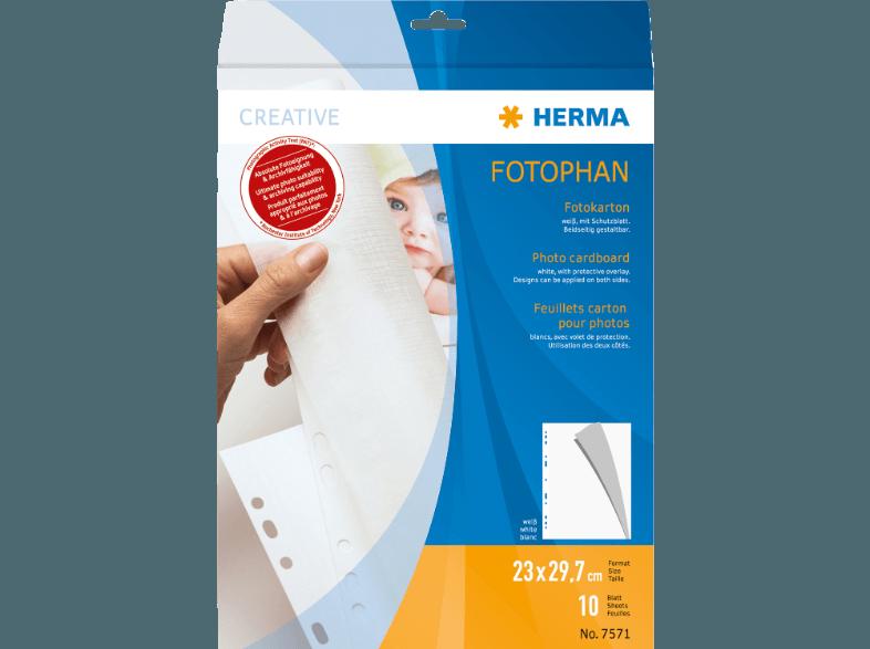 HERMA 7571 Fotokarton 230x297 mm  10 St.