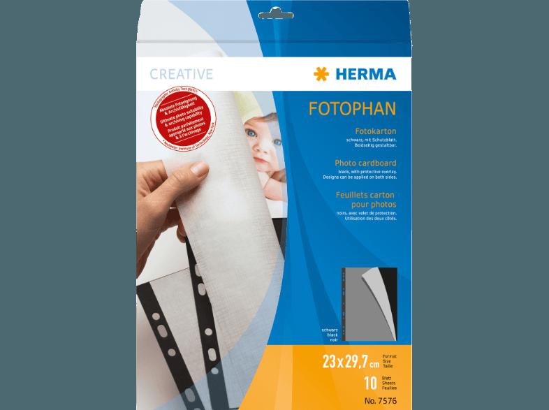 HERMA 7576 Fotokarton 230x297 mm  10 St.