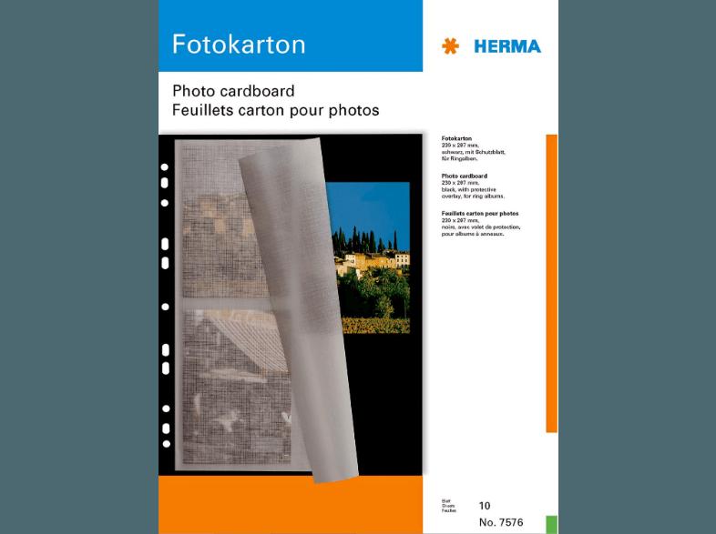 HERMA 7576 Fotokarton 230x297 mm  10 St.