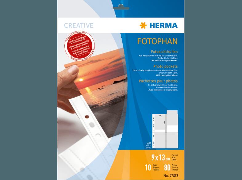 HERMA 7583 Sichthüllen 90x130 mm  10 St., HERMA, 7583, Sichthüllen, 90x130, mm, 10, St.