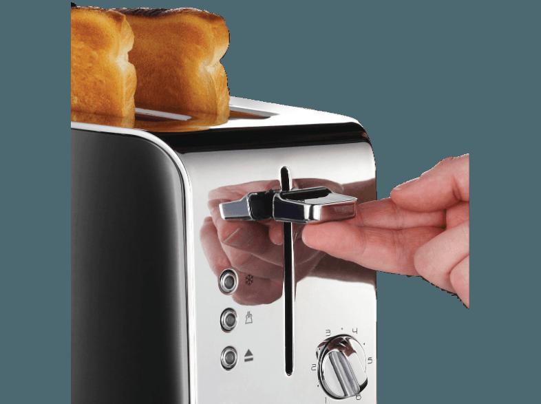 RUSSELL HOBBS 21782-56 Jewels Toaster Edelstahl/Grau (1050 Watt, Schlitze: 2 extra breite Toastschlitze)