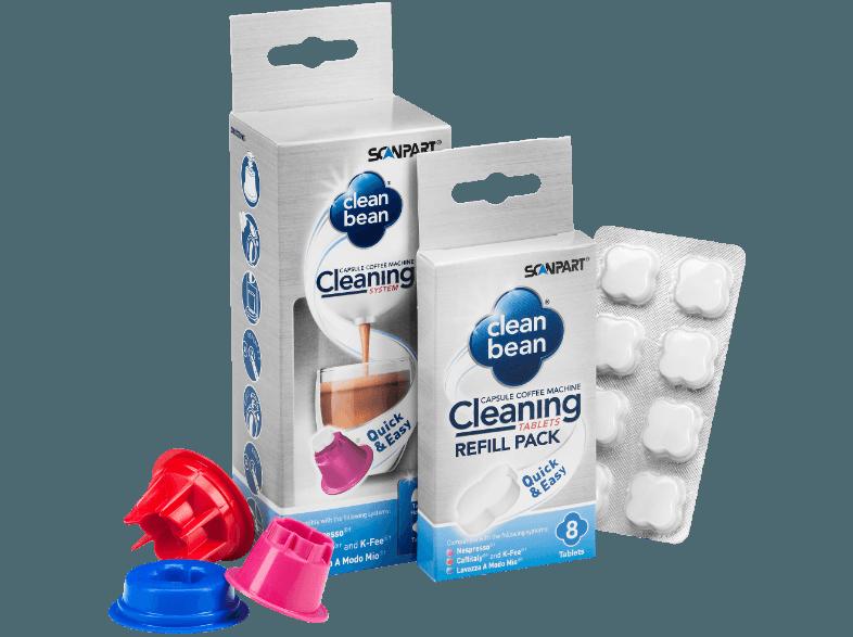 SCANPART Clean Bean Reinigungsset für Kapselmaschinen, SCANPART, Clean, Bean, Reinigungsset, Kapselmaschinen