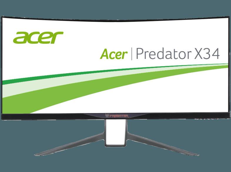 ACER Predator X34BMIPHZ 34 Zoll 2K UltraWide QHD Monitor, ACER, Predator, X34BMIPHZ, 34, Zoll, 2K, UltraWide, QHD, Monitor