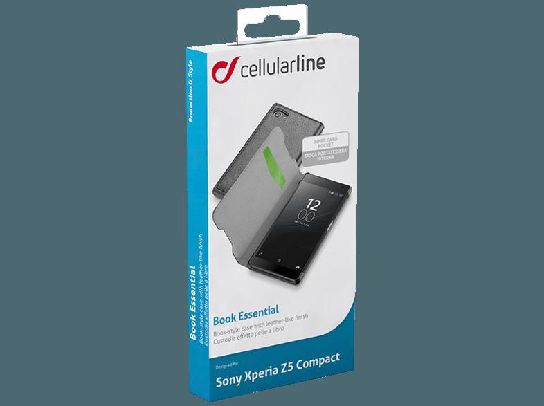 CELLULAR LINE 37025 BOOKESXPRZ5CK Buchklapptasche Xperia Z5 Comapct