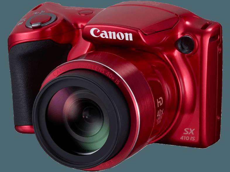 CANON PowerShot SX410 IS  Rot (20 Megapixel, 40x opt. Zoom, 7.5 cm TFT), CANON, PowerShot, SX410, IS, Rot, 20, Megapixel, 40x, opt., Zoom, 7.5, cm, TFT,