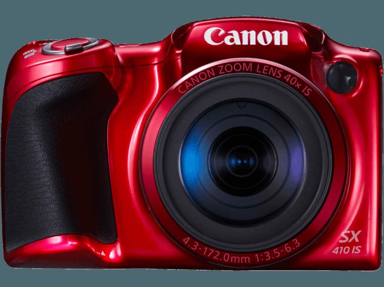 CANON PowerShot SX410 IS  Rot (20 Megapixel, 40x opt. Zoom, 7.5 cm TFT)