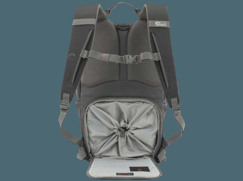 LOWEPRO LP36431 Rucksack für DSLR mit angesetztem Objektiv (18-55 mm), Systemkameras mit angesetztem Objektiv, GoPro Kamera (Farbe: Grau), LOWEPRO, LP36431, Rucksack, DSLR, angesetztem, Objektiv, 18-55, mm, Systemkameras, angesetztem, Objektiv, GoPro, Kamera, Farbe:, Grau,