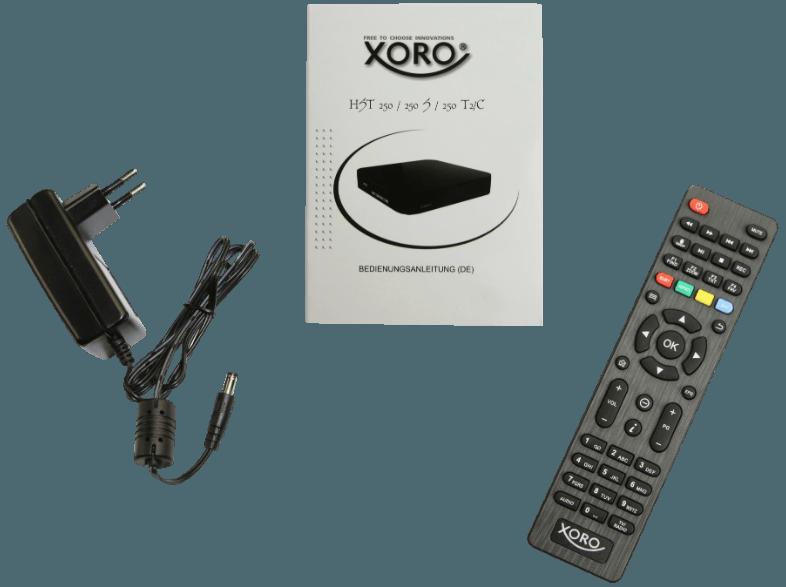 XORO HST 250 S Receiver (HDTV, PVR-Funktion, DVB-S, DVB-S2, schwarz), XORO, HST, 250, S, Receiver, HDTV, PVR-Funktion, DVB-S, DVB-S2, schwarz,