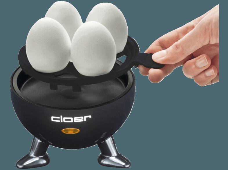 CLOER 6030 Eierkocher (Anzahl Eier:4, Kunststoff/Transparent)