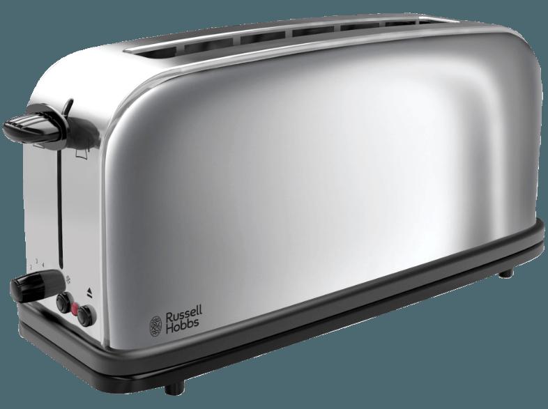 RUSSELL HOBBS 21390-56 CHESTER Toaster Edelstahl/Schwarz (1 kW, Schlitze: 1 Extra breiter Toastschlitz)
