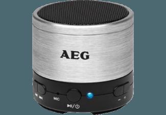 AEG. BSS 4826 Bluetooth-Lautsprecher Alu/Silber