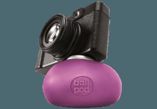 BALLPOD 537002 Silikonball Stativ, Pink, (Ausziehbar bis 80 mm)