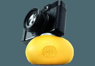 BALLPOD 537003 Silikonball Stativ, Gelb, (Ausziehbar bis 80 mm)