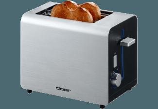 CLOER 3519 Toaster Silberminium matt (825 Watt, Schlitze: 2)