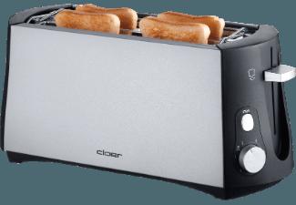 CLOER 3710 Toaster Schwarz (1.38 kW, Schlitze: 2)