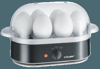 CLOER 6090 Eierkocher (Anzahl Eier:6, Schwarz)
