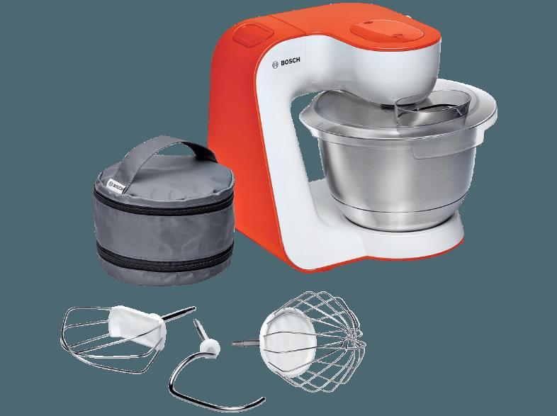 BOSCH MUM 54I00 Küchenmaschine Weiß/Orange 900 Watt