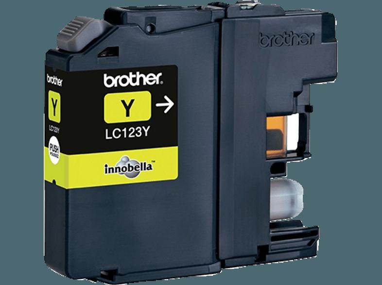 BROTHER LC 123 Y Tintenkartusche Yellow