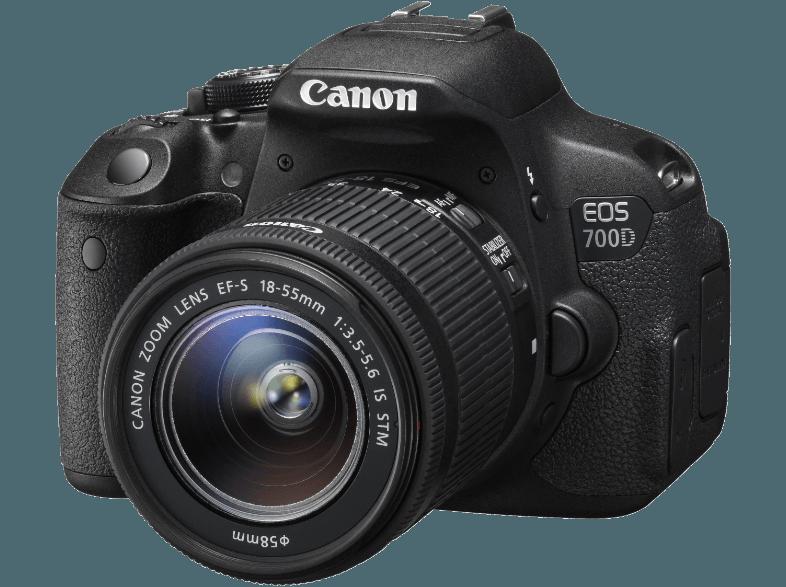 CANON EOS 700D    Objektiv 18-55 mm f/3.5-5.6 (18 Megapixel, CMOS)