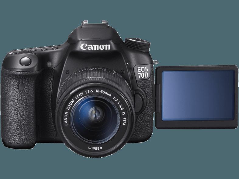 CANON EOS 70D    Objektiv 18-55 mm f/3.5-5.6 (20.2 Megapixel, CMOS)