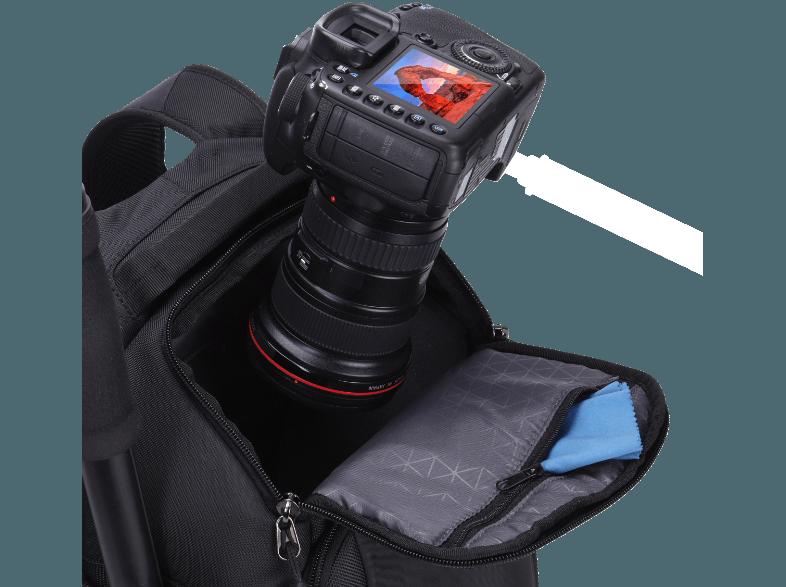 CASE-LOGIC DSB-101 Rucksack für DSLR mit Objektiven und Zubehör (Farbe: Schwarz)