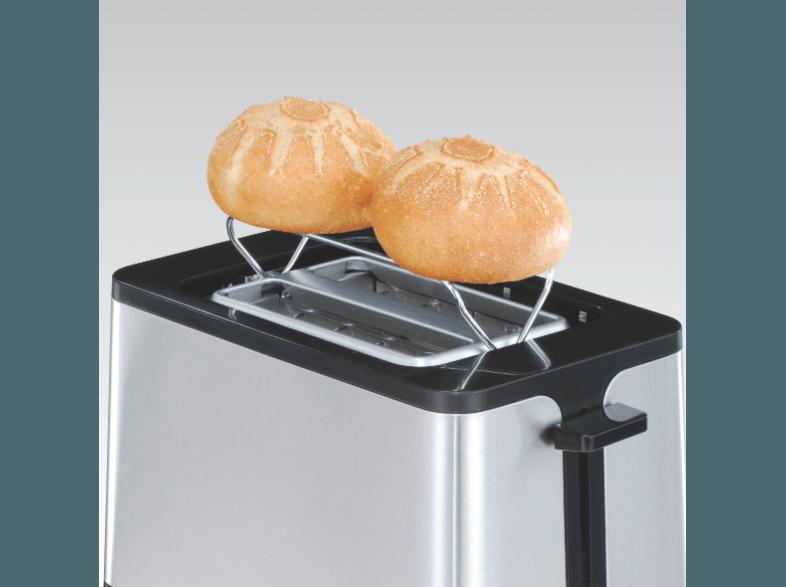 CLOER 3609 Scheiben-Toaster Edelstahl/Schwarz (900 Watt, Schlitze: 2), CLOER, 3609, Scheiben-Toaster, Edelstahl/Schwarz, 900, Watt, Schlitze:, 2,