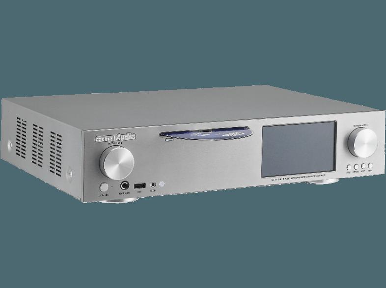 COCKTAIL AUDIO X30-L2000-S - AudioServer, Ripper und Player (App-steuerbar, Ja, über USB Adapter, Dunkelsilber)