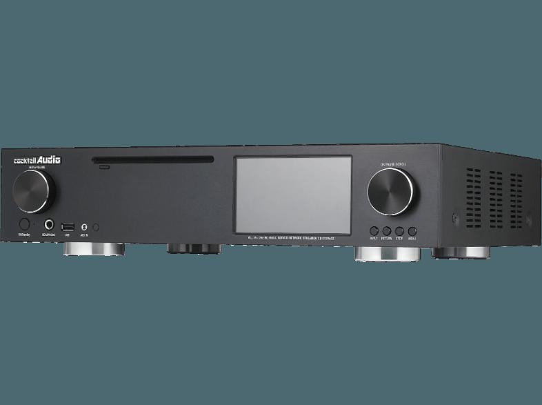 COCKTAIL AUDIO X30-N4000-B - AudioServer, Ripper und Player (App-steuerbar, W-LAN Schnittstelle, Schwarz)
