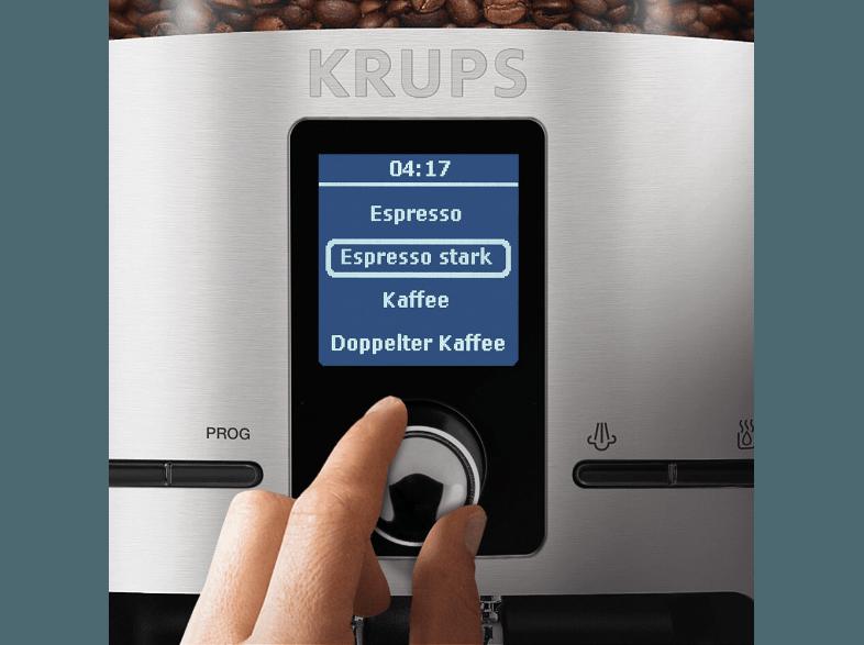 KRUPS EA 826E Espresso-/Kaffeevollautomat (Kegelmahlwerk, 1.8 Liter, Mehrfarbig), KRUPS, EA, 826E, Espresso-/Kaffeevollautomat, Kegelmahlwerk, 1.8, Liter, Mehrfarbig,