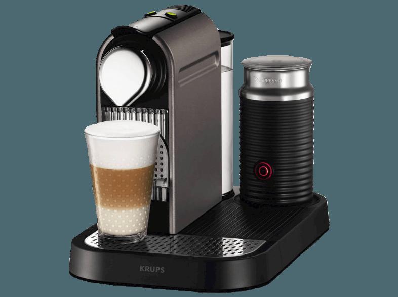 KRUPS XN730T Nespresso Citiz & Milk Kapselmaschine Titan, KRUPS, XN730T, Nespresso, Citiz, &, Milk, Kapselmaschine, Titan