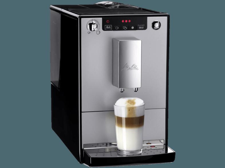 MELITTA E 950-103 Caffeo Solo Espresso-/Kaffeevollautomat (Stahl-Kegelmahlwerk, 1.2 Liter, Silber), MELITTA, E, 950-103, Caffeo, Solo, Espresso-/Kaffeevollautomat, Stahl-Kegelmahlwerk, 1.2, Liter, Silber,