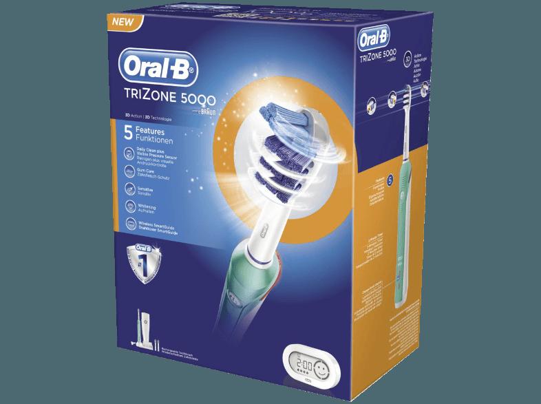 ORAL-B TRI ZONE 5000 Elektrische Zahnbürste Dunkelblau/Weiß