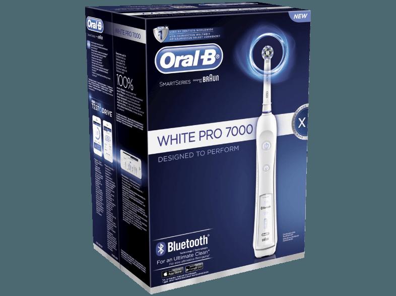 ORAL-B WHITE PRO 7000 Elektrische Zahnbürste Weiß, ORAL-B, WHITE, PRO, 7000, Elektrische, Zahnbürste, Weiß