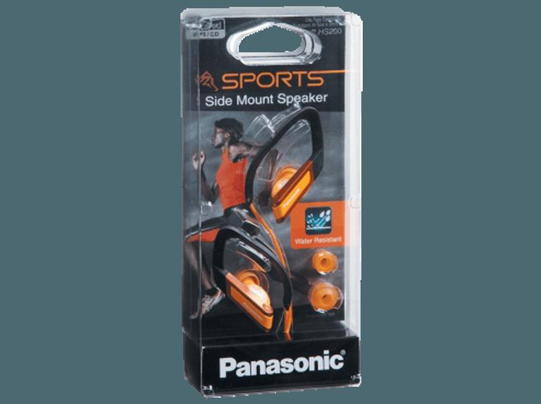 PANASONIC RP-HS 200E-D Kopfhörer Orange, PANASONIC, RP-HS, 200E-D, Kopfhörer, Orange
