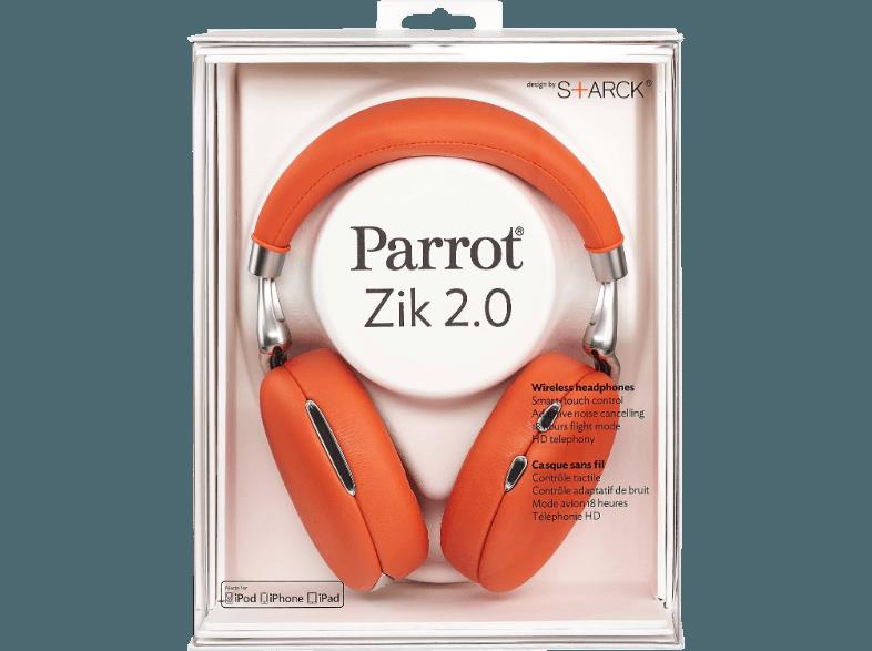 PARROT PF561005AA ZIK 2.0 Kopfhörer Orange, PARROT, PF561005AA, ZIK, 2.0, Kopfhörer, Orange