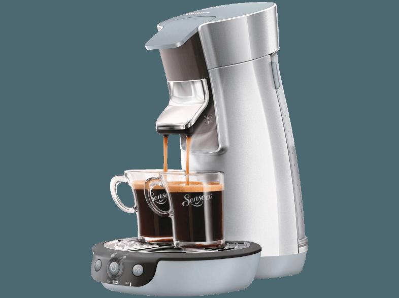 PHILIPS Senseo Viva Cafe HD7828/50 Kaffeepadmaschine (0.9 Liter, Silber)