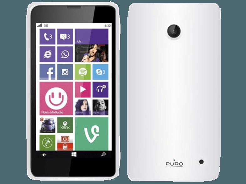 PURO PU-107924 Back Case Silicon Hartschale Lumia  630/635
