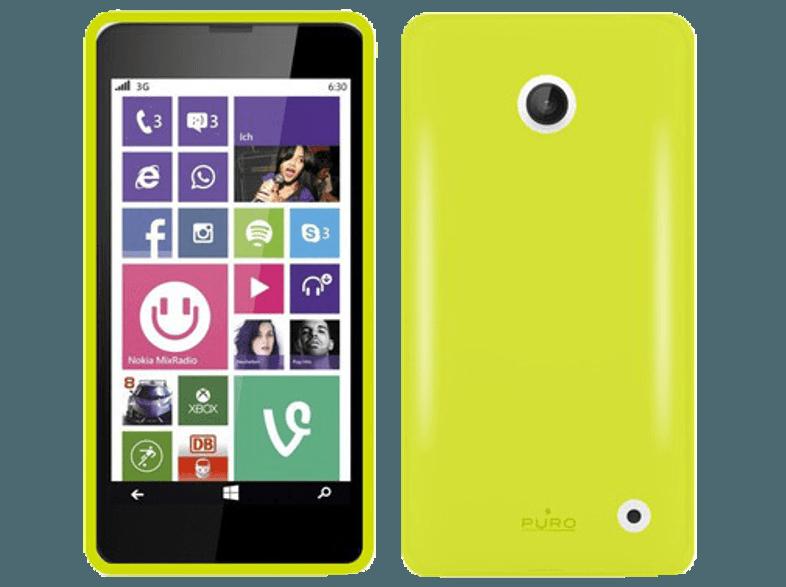 PURO PU-107931 Back Case Silicon Collection Hartschale Lumia  630/635