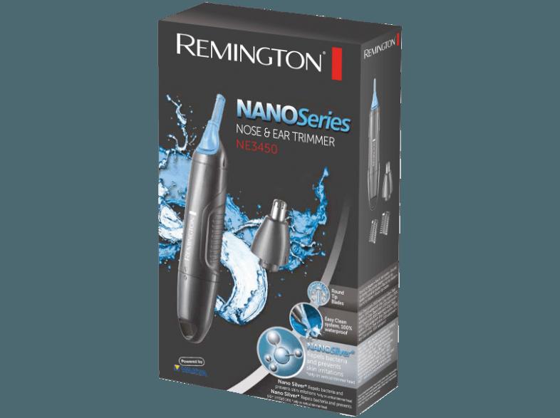 REMINGTON NE 3450 (Nasen-/Ohrenhaartrimmer, Grau, Batteriebetrieb)