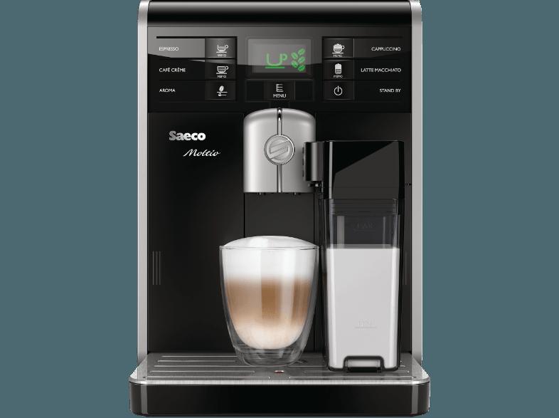 SAECO HD8769/01 Moltio Kaffeevollautomat (Keramikmahlwerk, 1.9 Liter/Jahr, Schwarz matt)