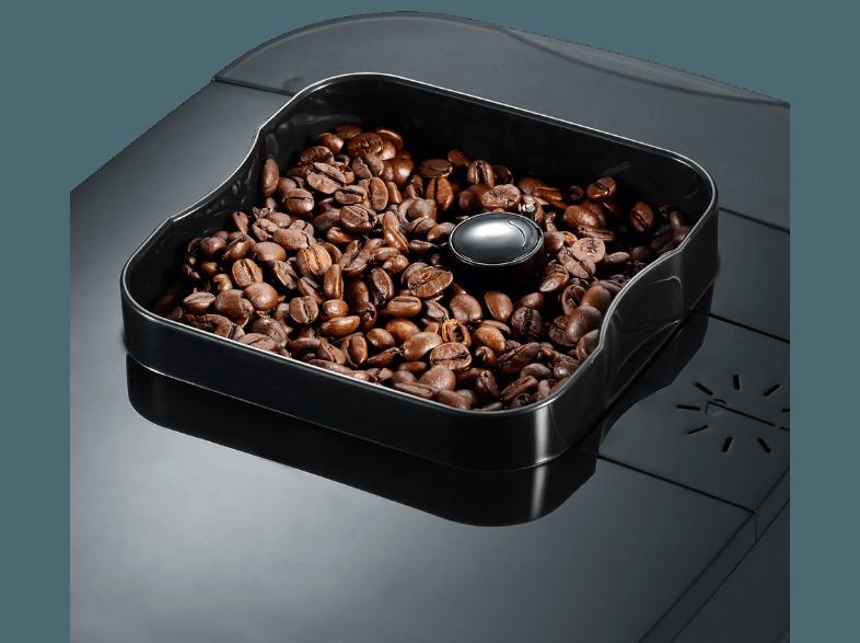 SEVERIN KV 8061 Espresso-/Kaffeevollautomat (Keramik-Scheibenmahlwerk, 1.35 Liter, Silber/Metallic/Schwarz)