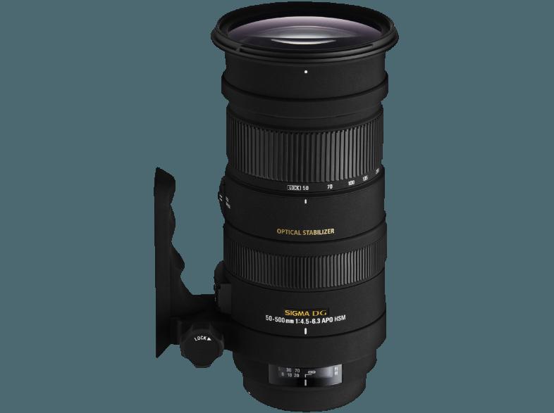 SIGMA 50-500mm F4,5-6,3 DG OS HSM Canon Standardzoom für Canon EF (50 mm- 500 mm, f/4.5-6.3)
