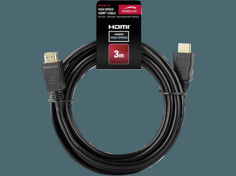 SPEEDLINK 3M High-Speed-HDMI-Kabel, SPEEDLINK, 3M, High-Speed-HDMI-Kabel