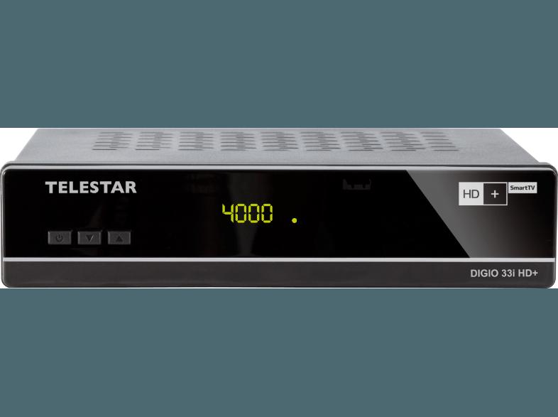 TELESTAR Digio 33i HD  Sat-Receiver (HDTV, PVR-Funktion, HD  Karte inklusive, DVB-S, Schwarz), TELESTAR, Digio, 33i, HD, Sat-Receiver, HDTV, PVR-Funktion, HD, Karte, inklusive, DVB-S, Schwarz,