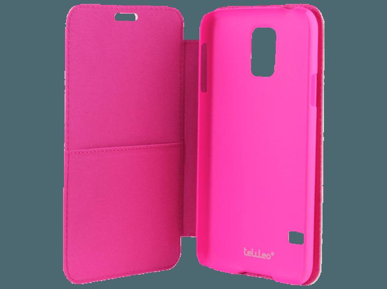 TELILEO 3151 Fine Case Hochwertige Echtledertasche Galaxy S5