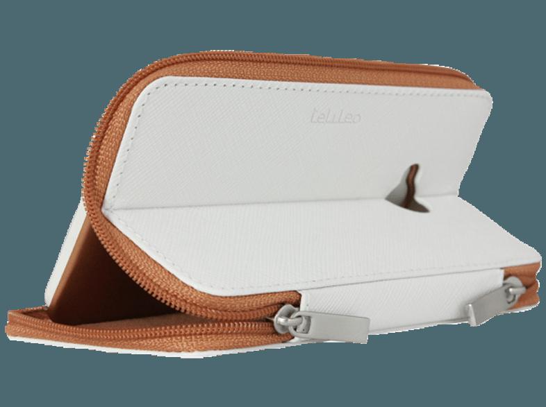 TELILEO 3528 Zip Case Hochwertige Echtledertasche One