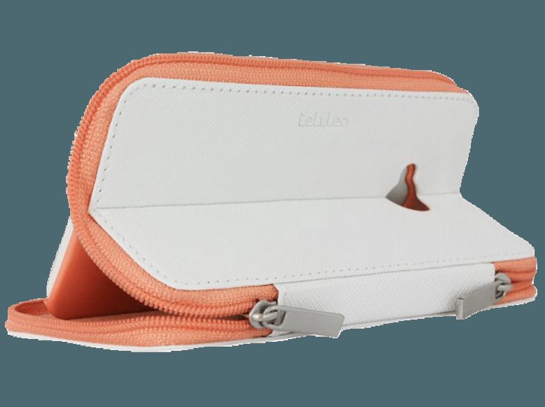 TELILEO 3530 Zip Case Hochwertige Echtledertasche One