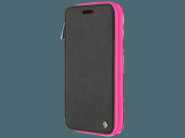 TELILEO 3546 Zip Case Hochwertige Echtledertasche Galaxy S4